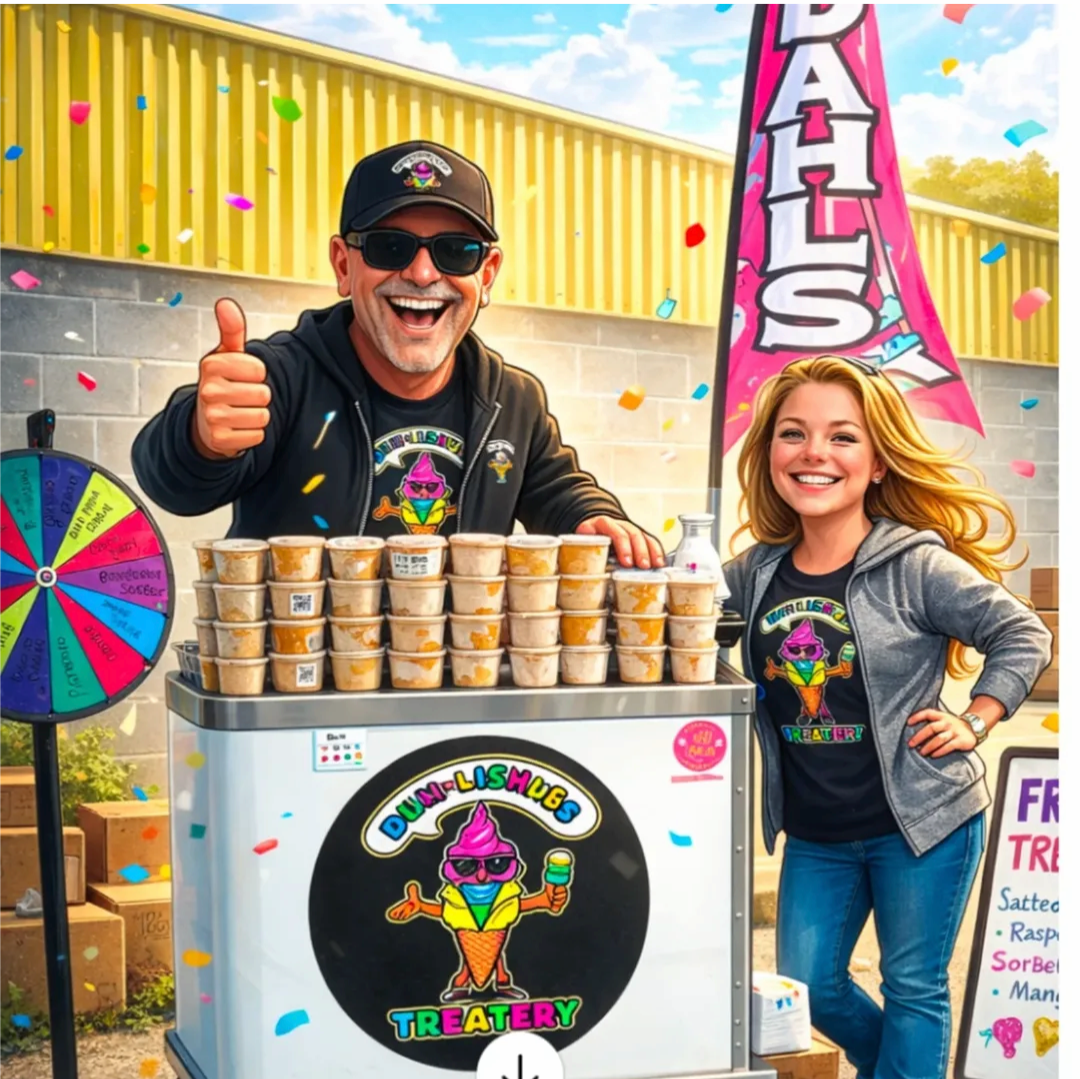 Ice cream cart at an event
